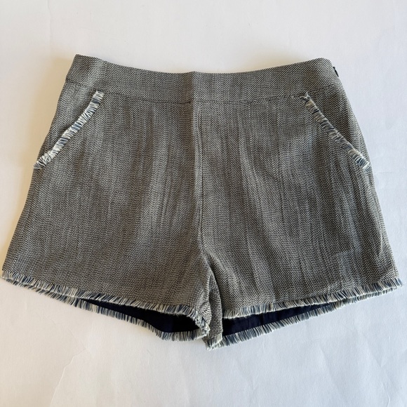 Ethereal Gray Frayed Shorts - Picture 1 of 4